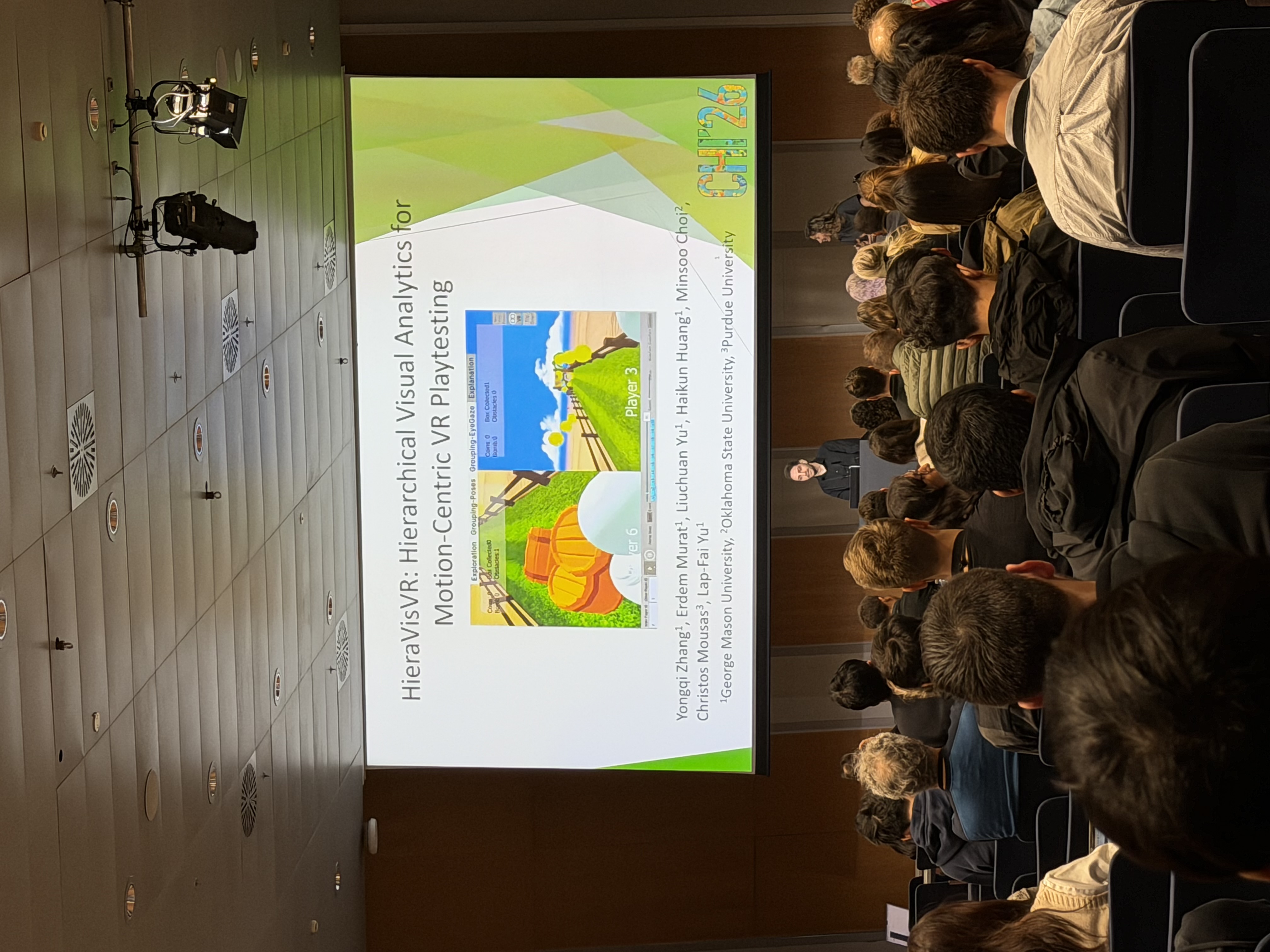 Presenting the HieraVisVR paper at ACM CHI 2026 in Barcelona